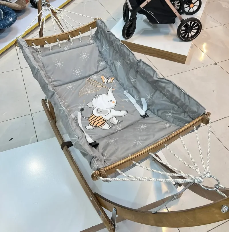 گهواره ننو سنتی ۸طناب مخمل - Image 5