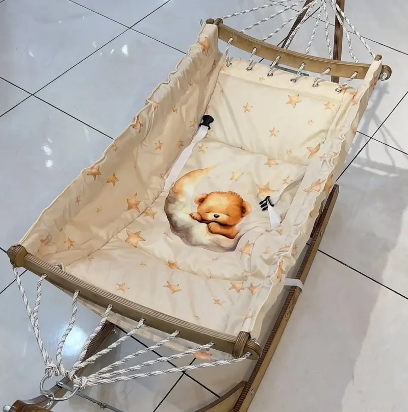 گهواره ننو سنتی ۸طناب مخمل - Image 4