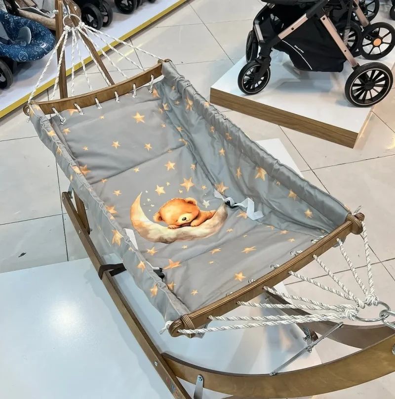 گهواره ننو سنتی ۸طناب مخمل