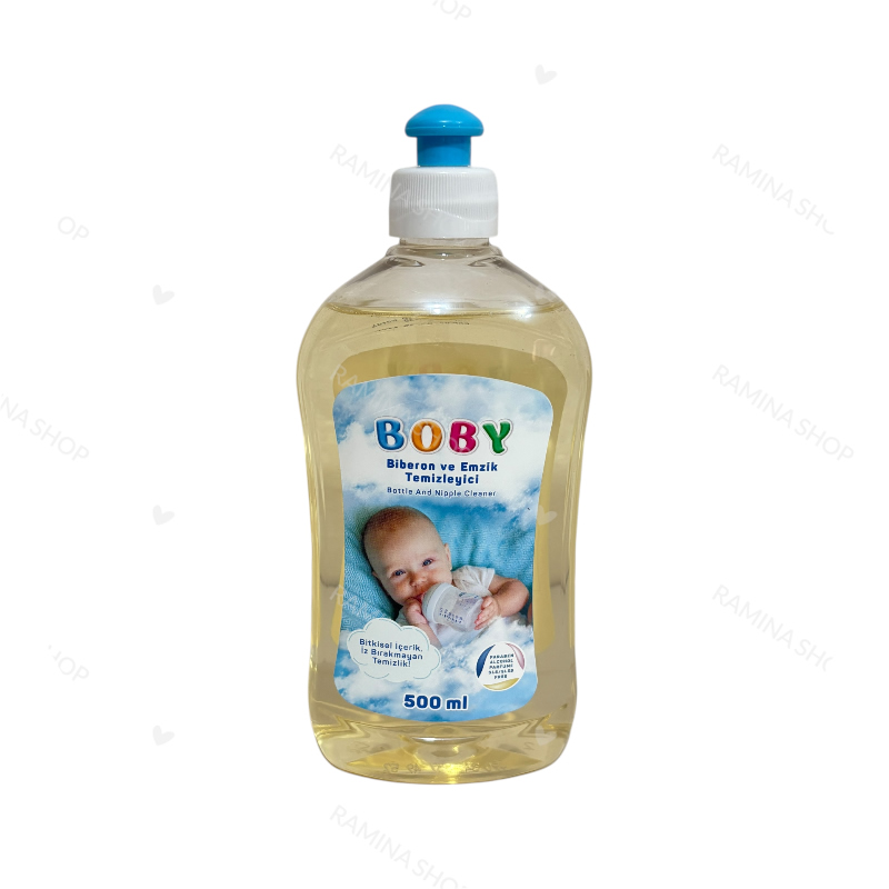 مایع شستشوی شیشه شیر و سرشیشه 500 میل بابی Boby