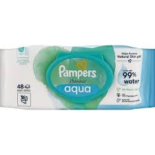دستمال مرطوب پمپرز Pampers مدل آکوا 48 عددی