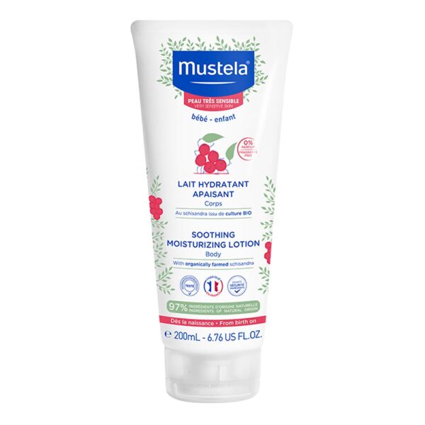 لوسیون بدن ماستلا Mustela مدل Soothing Moisturizing