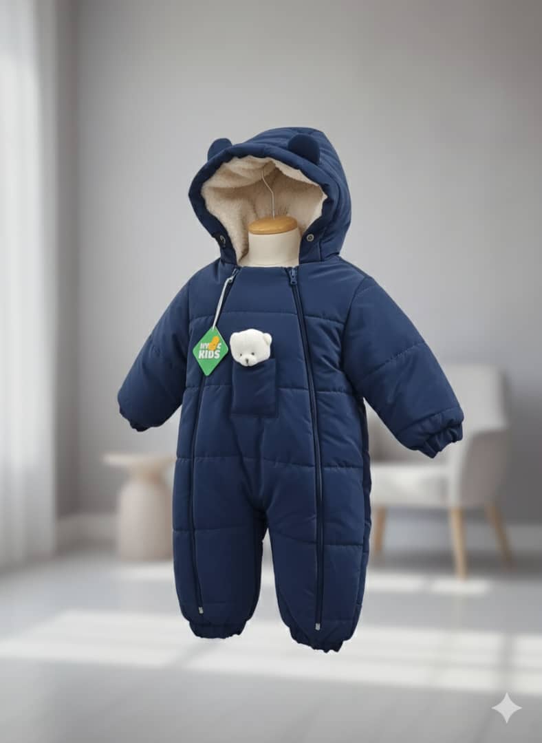 کاپشن سرهمی سورمه ای