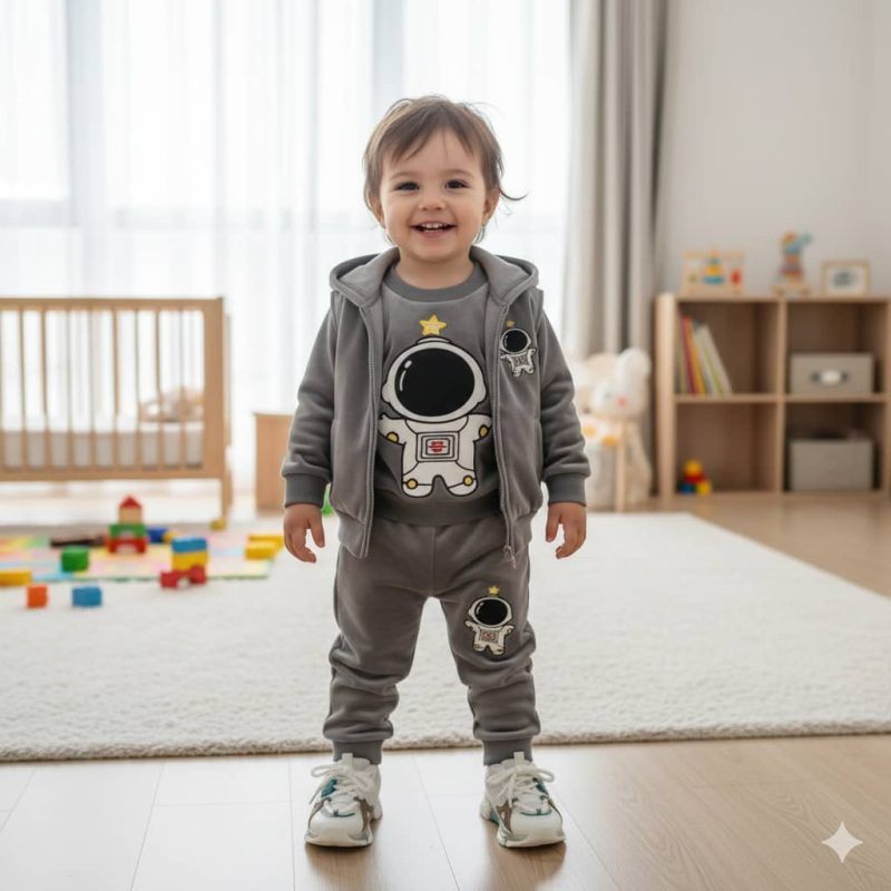 ›یله شلوار توسی فضانورد با بلوز استین بلند فضانورد توسی