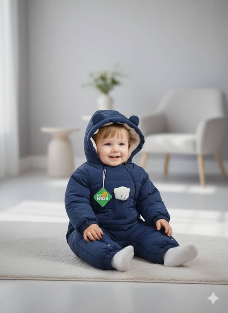 کاپشن سرهمی سورمه ای