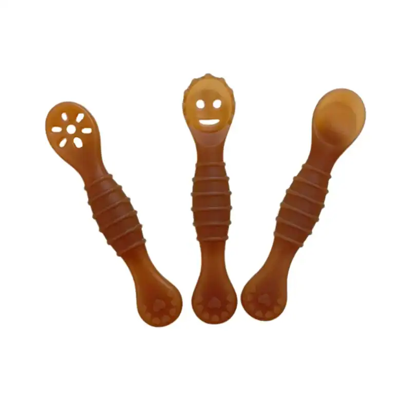 ست قاشق سیلیکونی پری اسپون تا 2سالگی طرح he or she