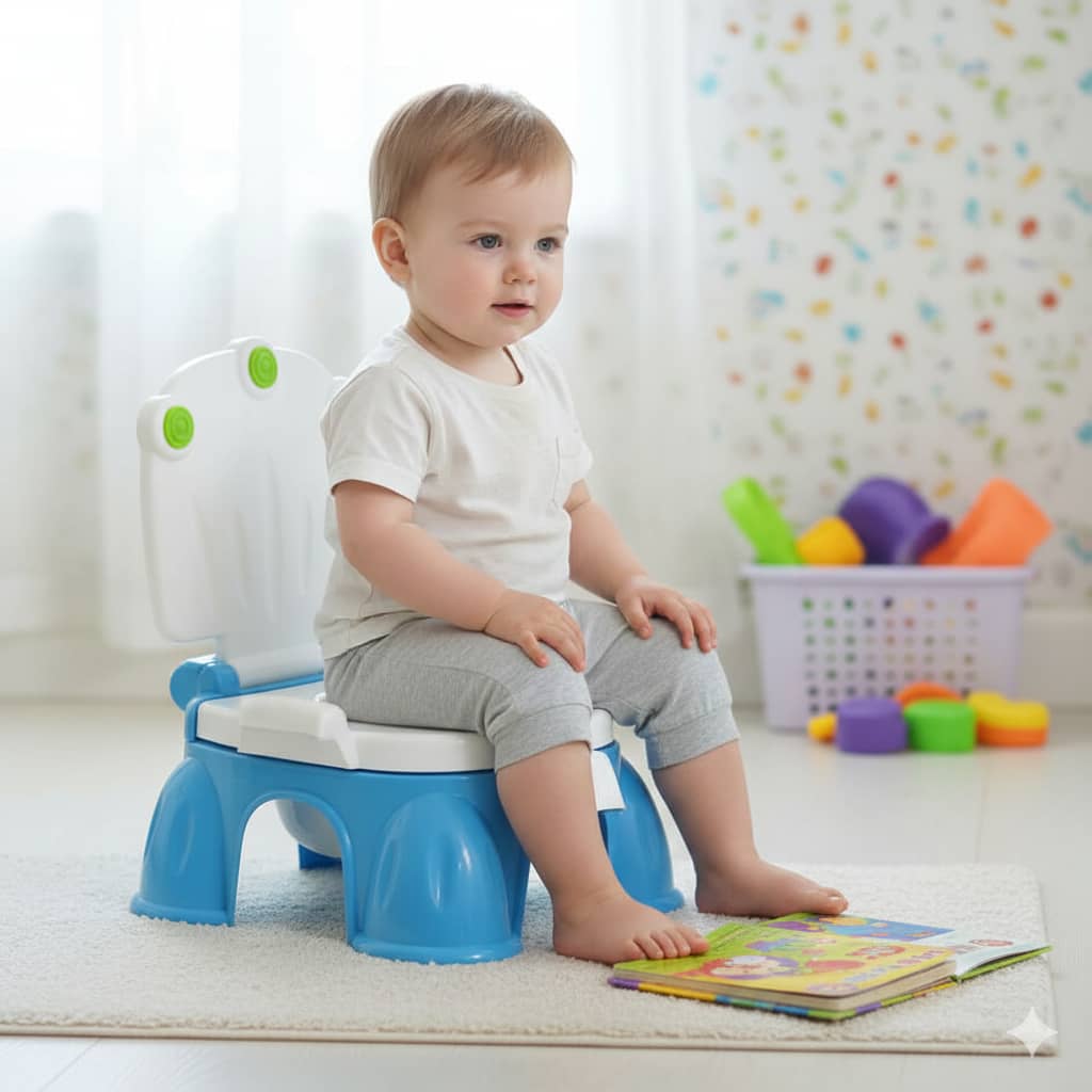 توالت آموزشی رنگ آبی برند تاتیا